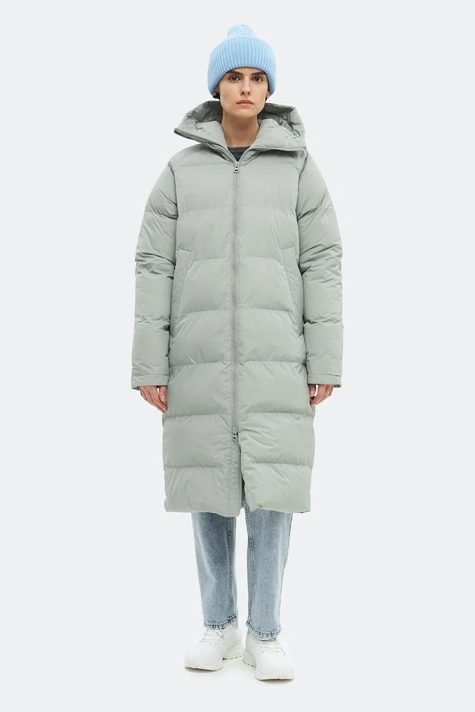 Пуховик женский SHU серый