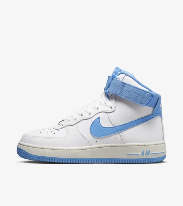 Кроссовки женские Nike Wmns Air Force 1 High OG University Blue/White