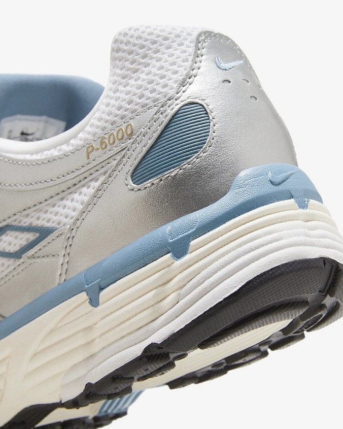 Кроссовки мужские Nike P-6000 White/Metallic Silver/Pale Ivory/Aegean Storm