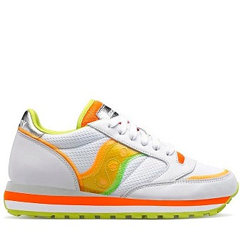 Кроссовки женские Saucony Jazz Triple White/Orange