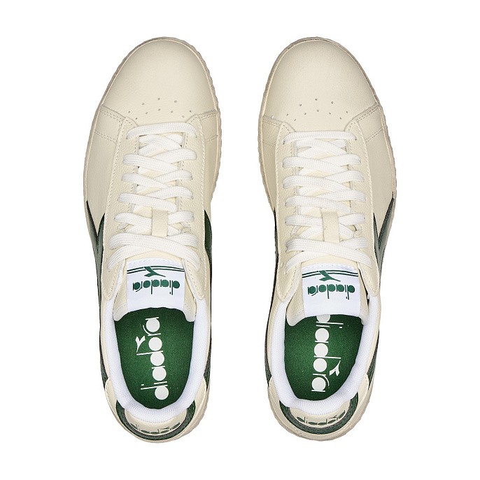 Кроссовки Diadora Game L Low Waxed White/Fogliage Green