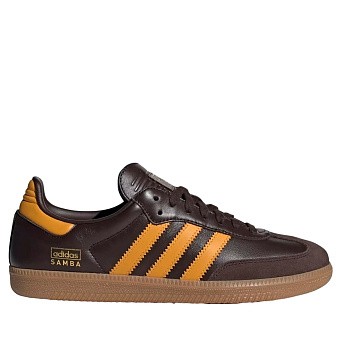 Кроссовки adidas Originals Samba OG Dark Brown/Preloved Yellow/Gum