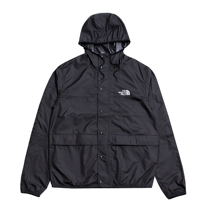 Куртка ветровка The North Face 1985 Seasonal Mountain Celebration TNF Black High Rise Grey