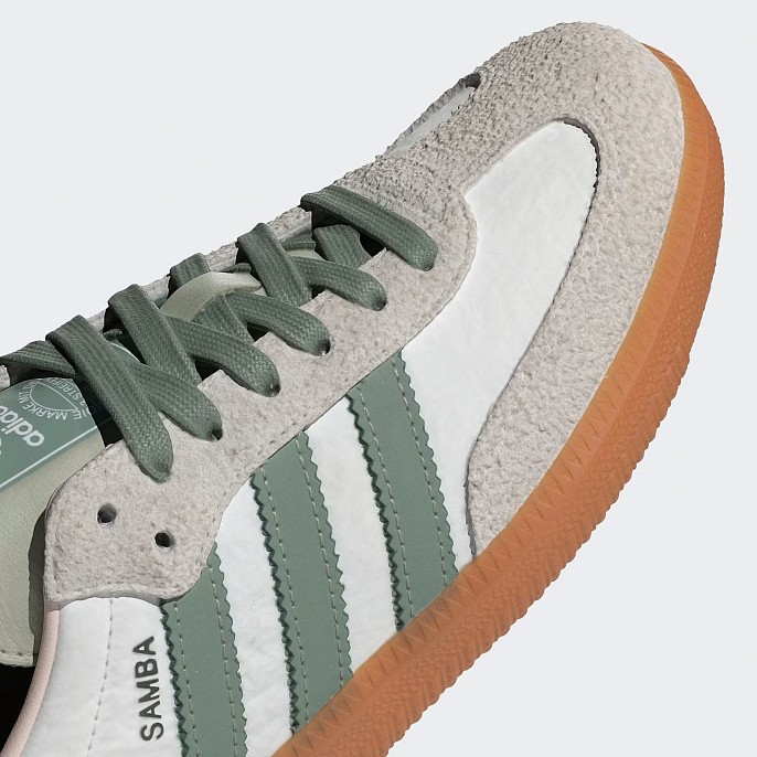 Кроссовки adidas Originals Samba OG Cloud White/Silver Green/Putty Mauve